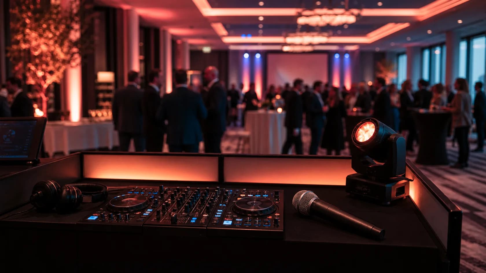 DJ für Firmenfeiern mit professionellem DJ Setup