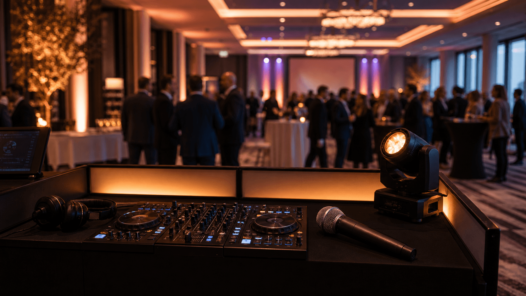DJ für Firmenfeier buchen mit professionellem Corporate Setup
