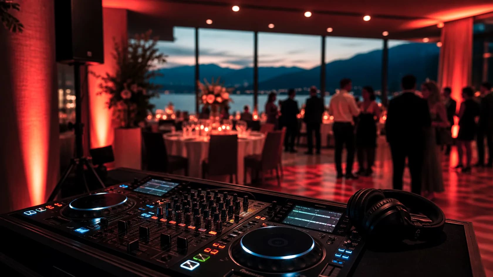 DJ Luzern für Geburtstag Musik für private Partys mit DJ Setup und Eventstimmung