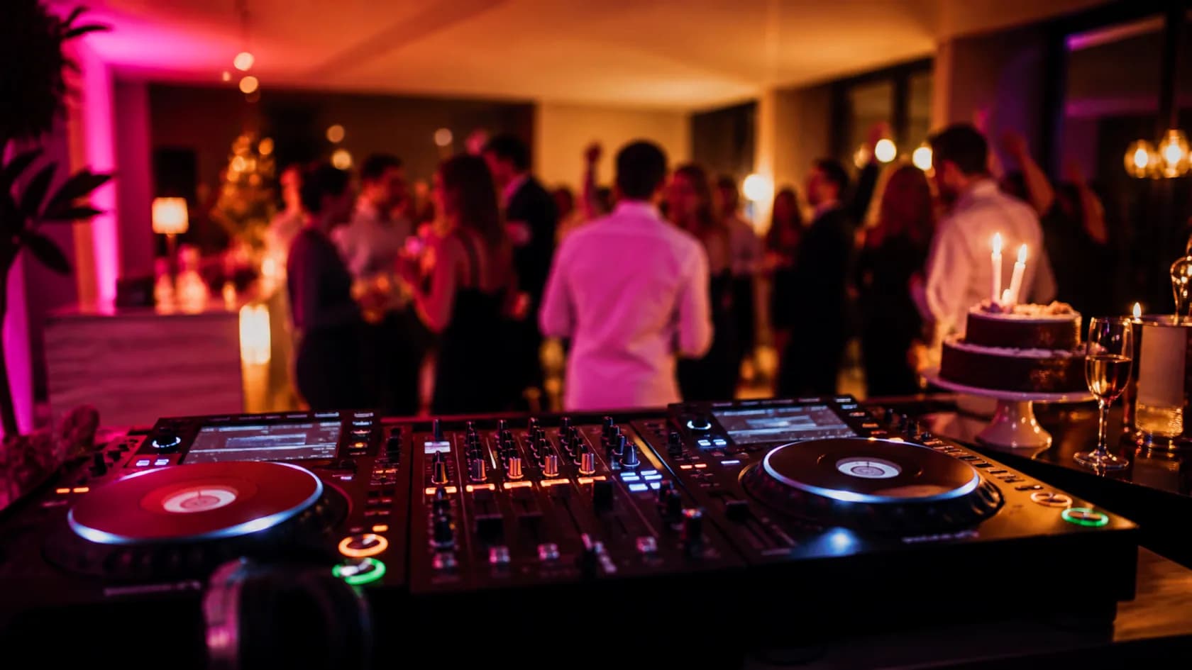 Private Party mit DJ wann professionelle Musik lohnt mit DJ Setup und Eventstimmung
