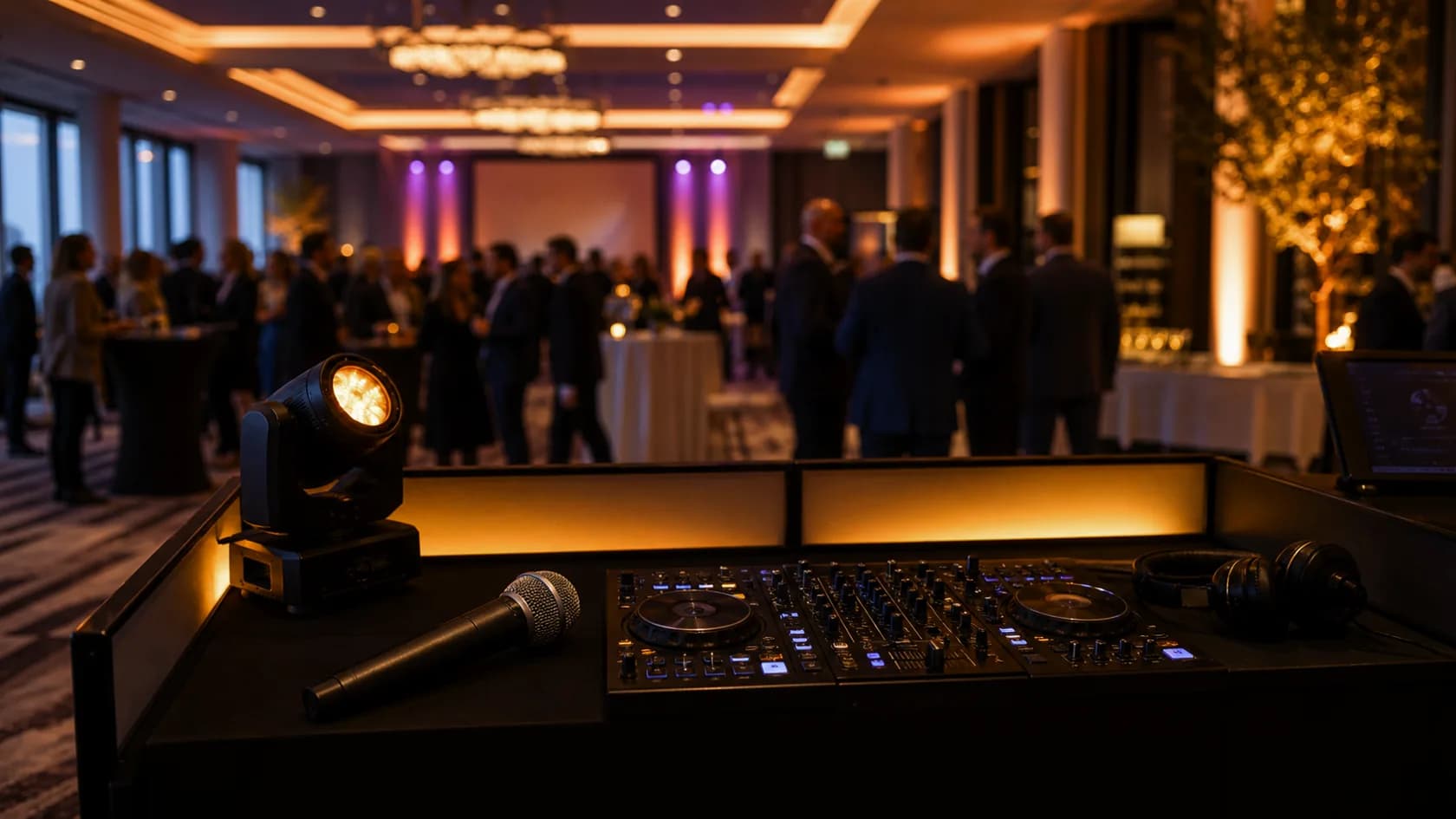 Funkmikrofon für Reden warum Verständlichkeit zählt mit DJ Setup und Eventstimmung