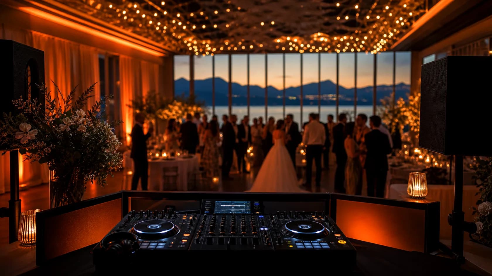 Hochzeit Zeitplan wann welche Musik spielt mit DJ Setup und Eventstimmung