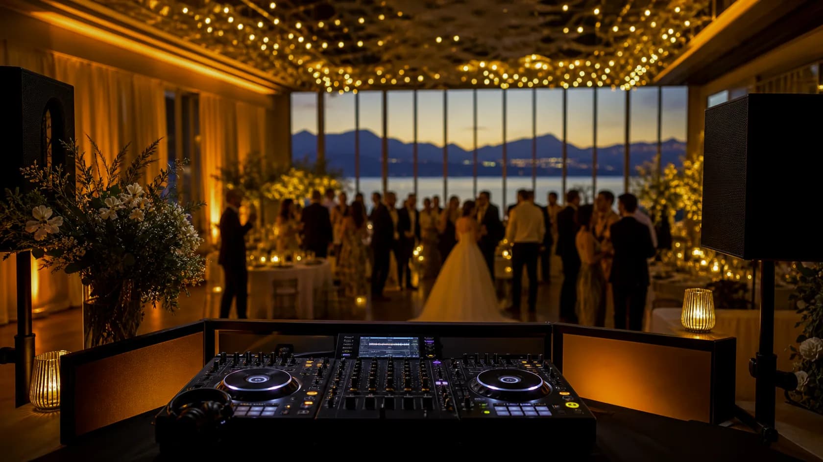 Lichttechnik Hochzeit was ihr wirklich braucht mit DJ Setup und Eventstimmung
