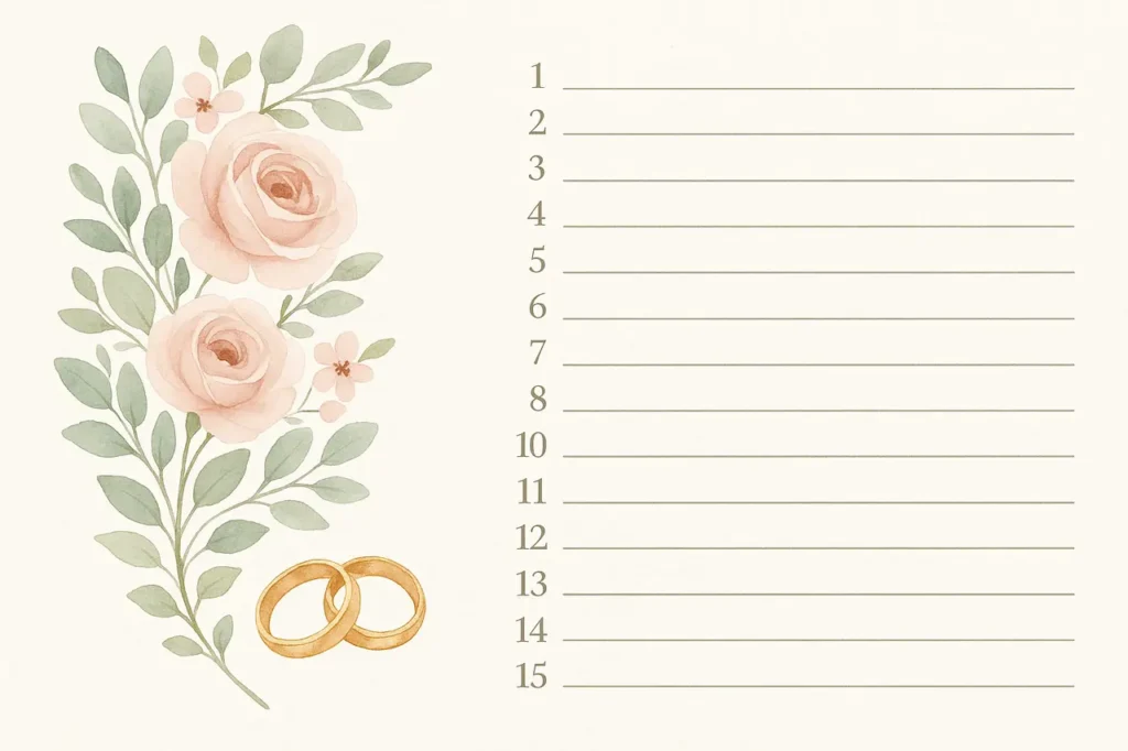 hochzeitstage liste
